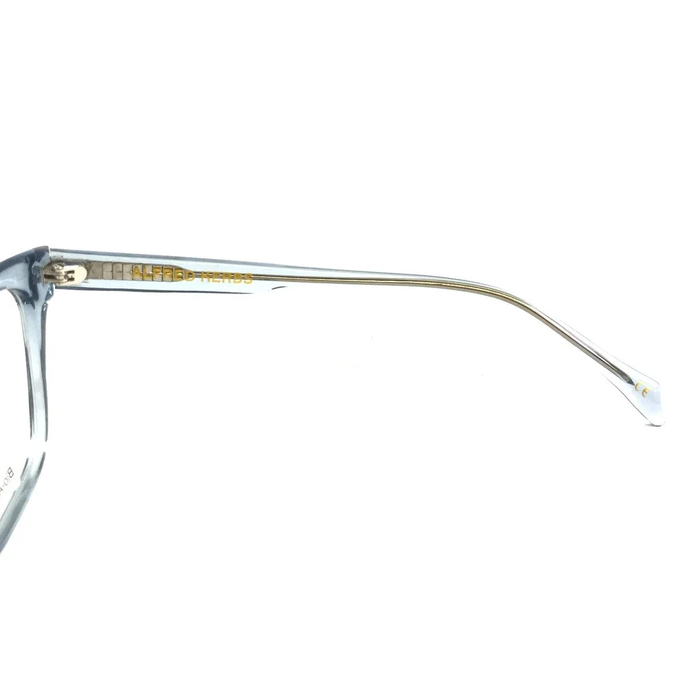 Alfred Kerbs Eyeglasses Frames TROPEA BL Clear Transparent Blue Gold 52-18-135